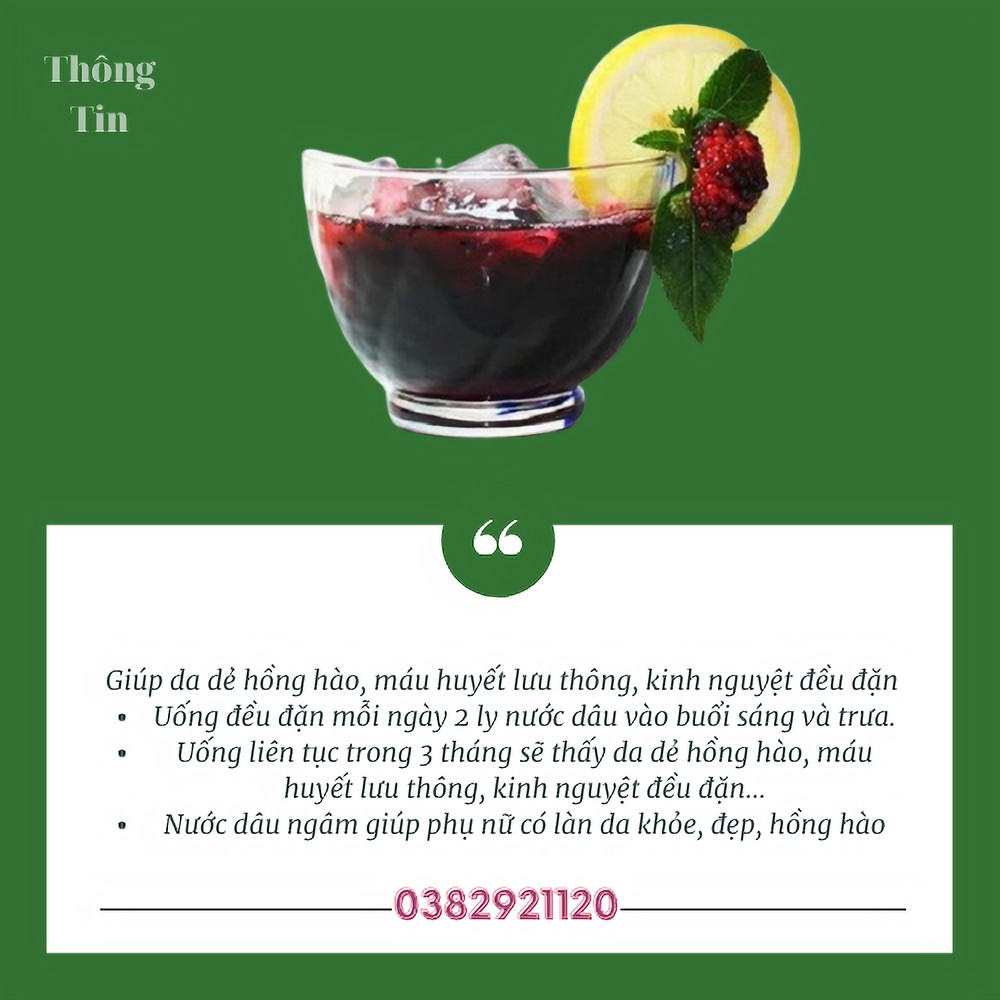 Nước Cốt Dâu Tằm Chai Lớn - Thuộc L'angfram