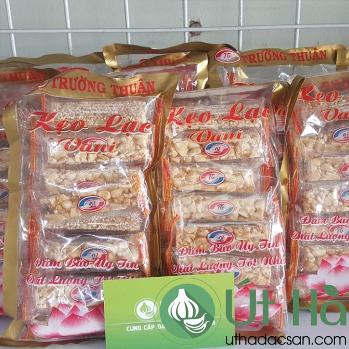 Kẹo Lạc Vani Trường Thuận Bịch 150gr Kẹo Giòn Ngọt Bùi Đậu Phộng Thơm Ngon - Út Hà Đặc Sản