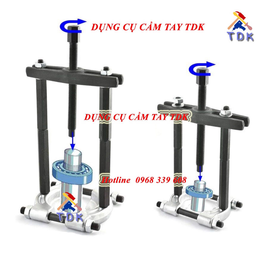 Bộ cảo bạc đạn đĩa, cảo vam đĩa tháo vòng bi 14 chi tiết S0017 CMART