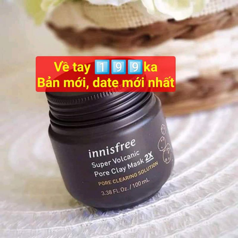 RẺ VÔ ĐỊCH - Mặt nạ đất sét tro núi lửa Innis free