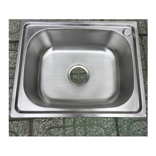 Chậu rửa chén bát inox 304 đơn+ bộ xả đầy đủ