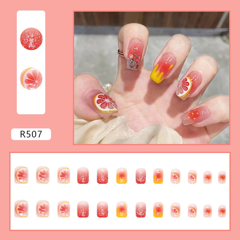 Móng tay giả thời trang làm nail ABa Store [R501-540]