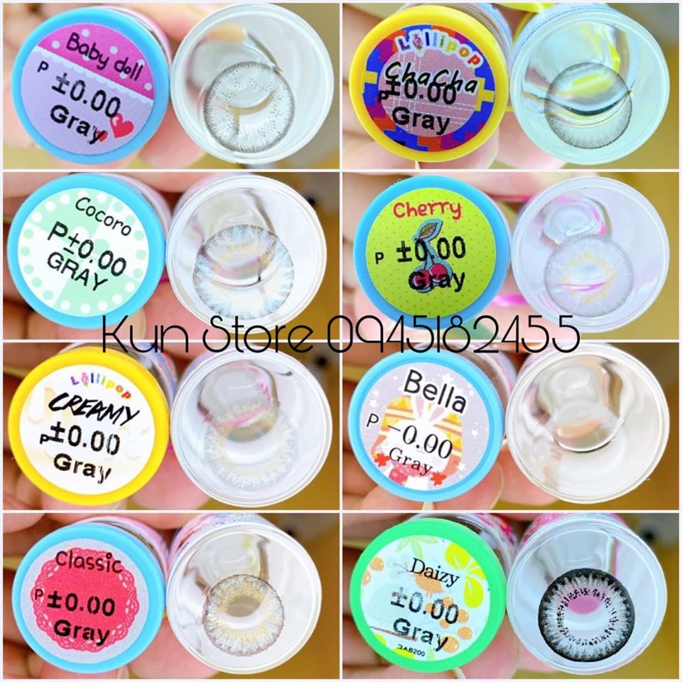 Kính Áp Tròng  𝘍𝘳𝘦𝘦𝘴𝘩𝘪𝘱  Lens Đeo Mắt Thời Trang - Kun Store