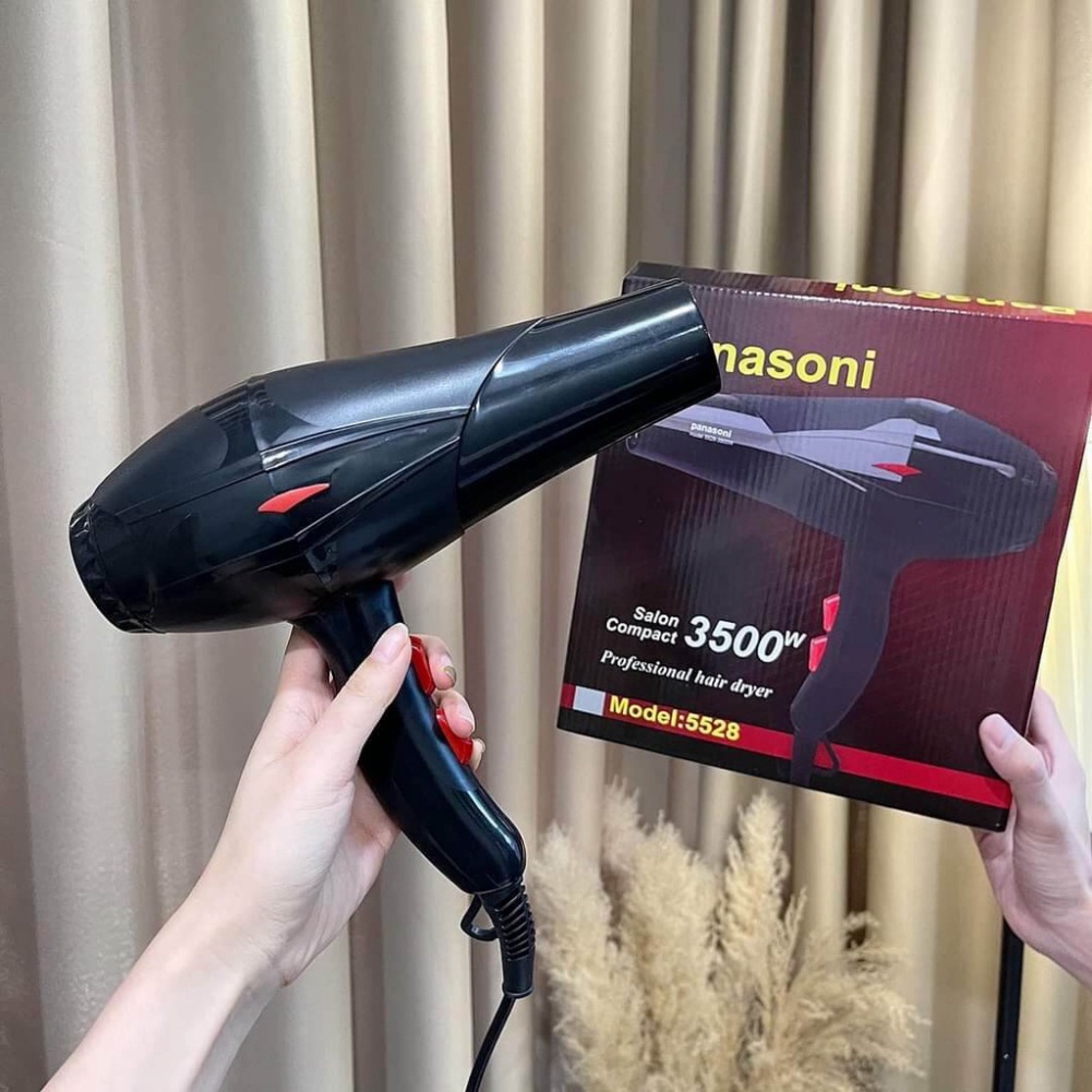 [Đời Mới Nhất] Máy sấy tóc 2 chiều nóng lạnh công suất 3500W ánh sáng xanh bảo vệ tóc tối đa