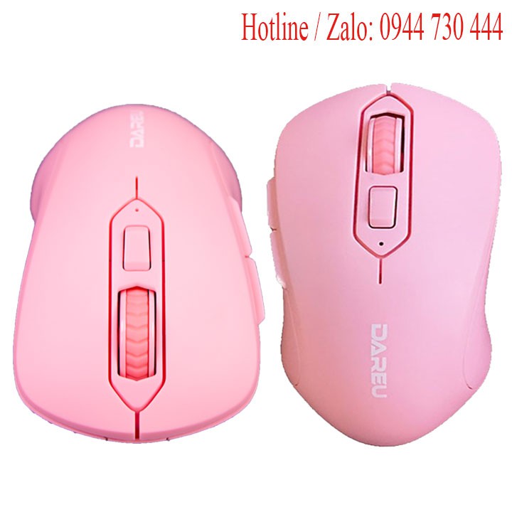 Chuột Dareu LM115G màu hồng bảo hành 12 tháng