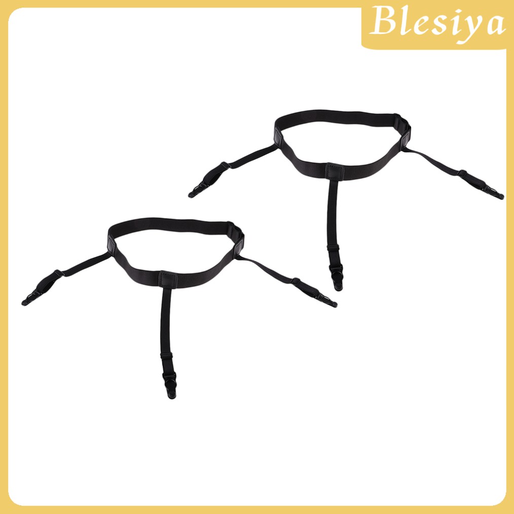 Cặp phụ kiện kẹp thun giữ áo sơ mi chống trơn trượt