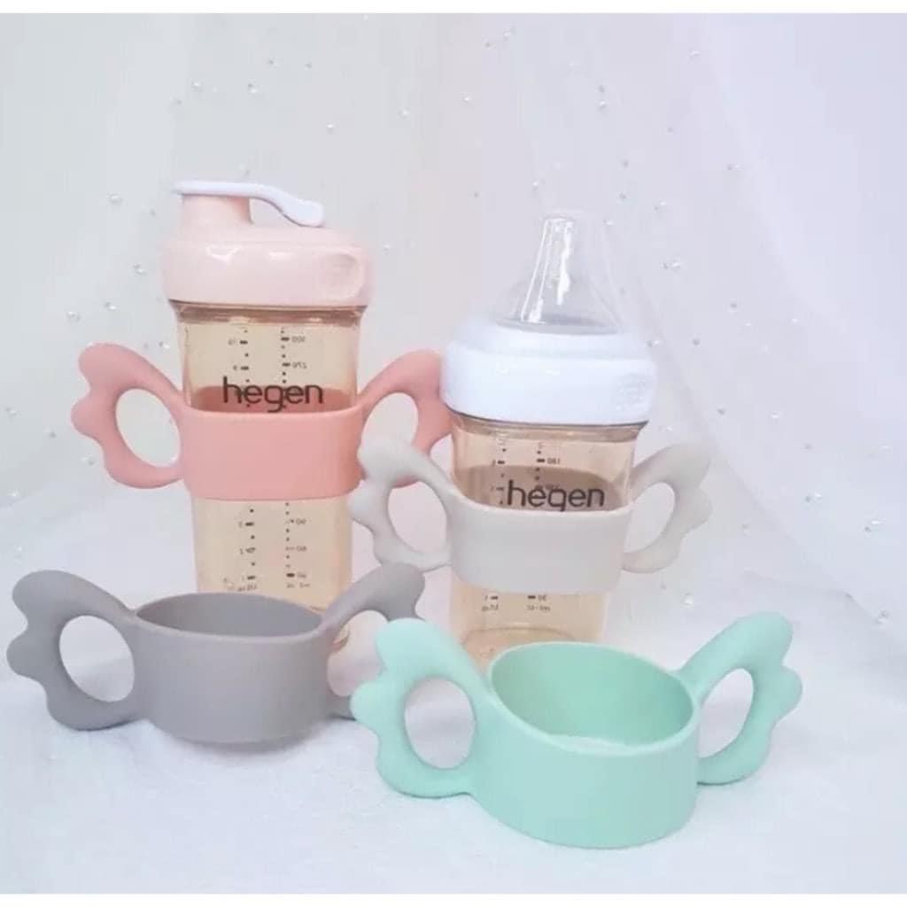 Tay Cầm Bình Sữa Cánh Tiên Silicone Nội Địa Trung Dùng Cho Bình Cổ Rộng
