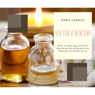 Nến thơm handmade sáp đậu nành không khói spa for a new day