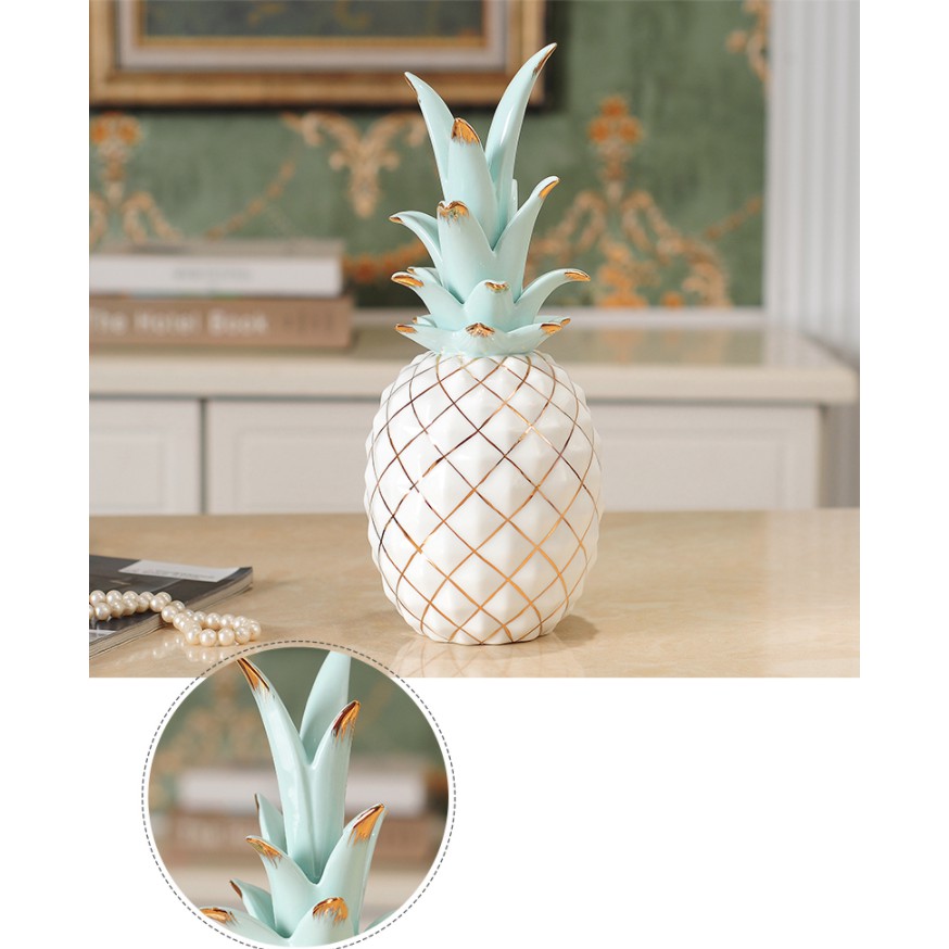 Bộ 2 tượng trang trí Savor Pineapple