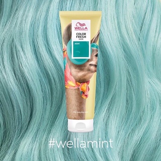 Mặt Nạ Dưỡng tóc Bổ Sung Hạt Màu MINT WELLA Color Fresh Mask 150ml