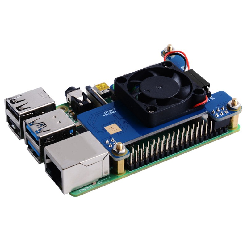 Bảng Mạch Mở Rộng Raspberry Pi 4 Model B / 3b Với Oled Và 802.3af Poe