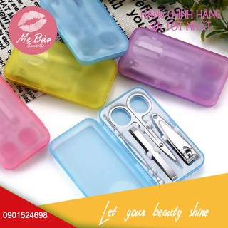 [CHÍNH HÃNG] Bộ 4 dụng cụ gồm bấm móng tay, lấy ráy tai, nhíp nhổ lông, kéo cắt lông mũi mini tiện dụng GDTN26