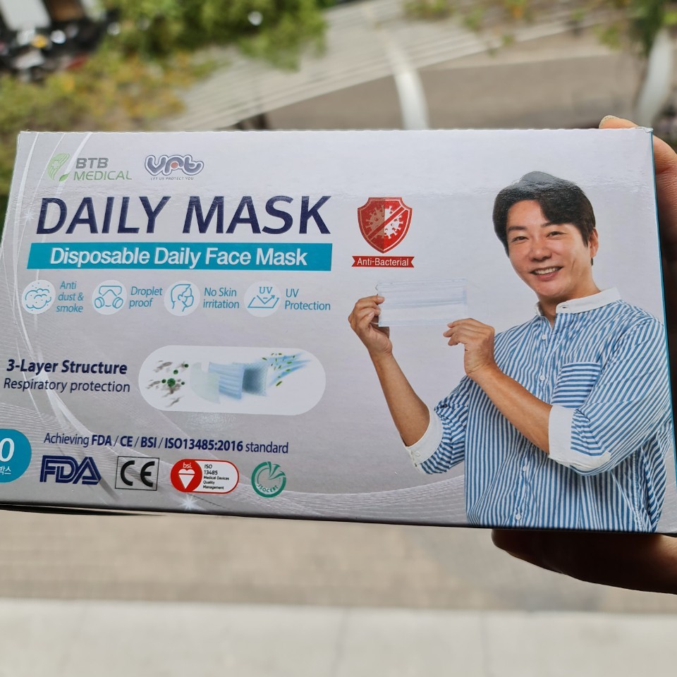 Khẩu trang y tế BTB Medical Daily 3 lớp