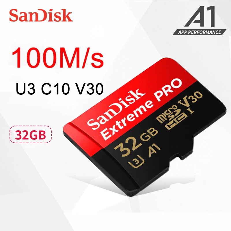 Thẻ nhớ Micro SDHC 32GB Extreme Pro 667x 100mb/s UHS-1 Sandisk | BigBuy360 - bigbuy360.vn
