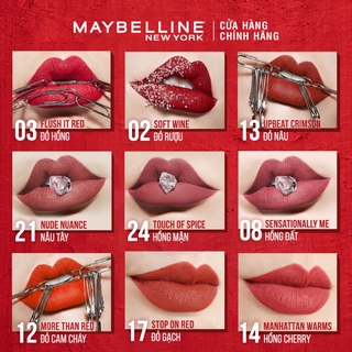 Son Kem Lì Maybelline Sensational Liquid Matte 7ml