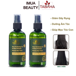 Liệu trình 2 chai xịt tóc tinh dầu bưởi tabaha 120mlx2 kích thích mọc tóc con