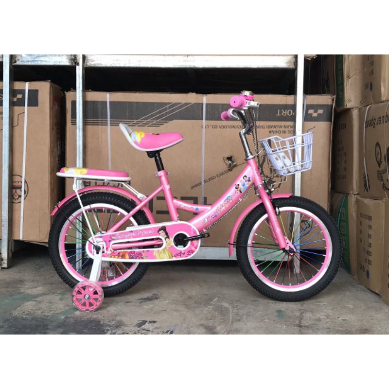 Xe đạp bé gái 16inch nhập khẩu cao cấp niềng nhôm
