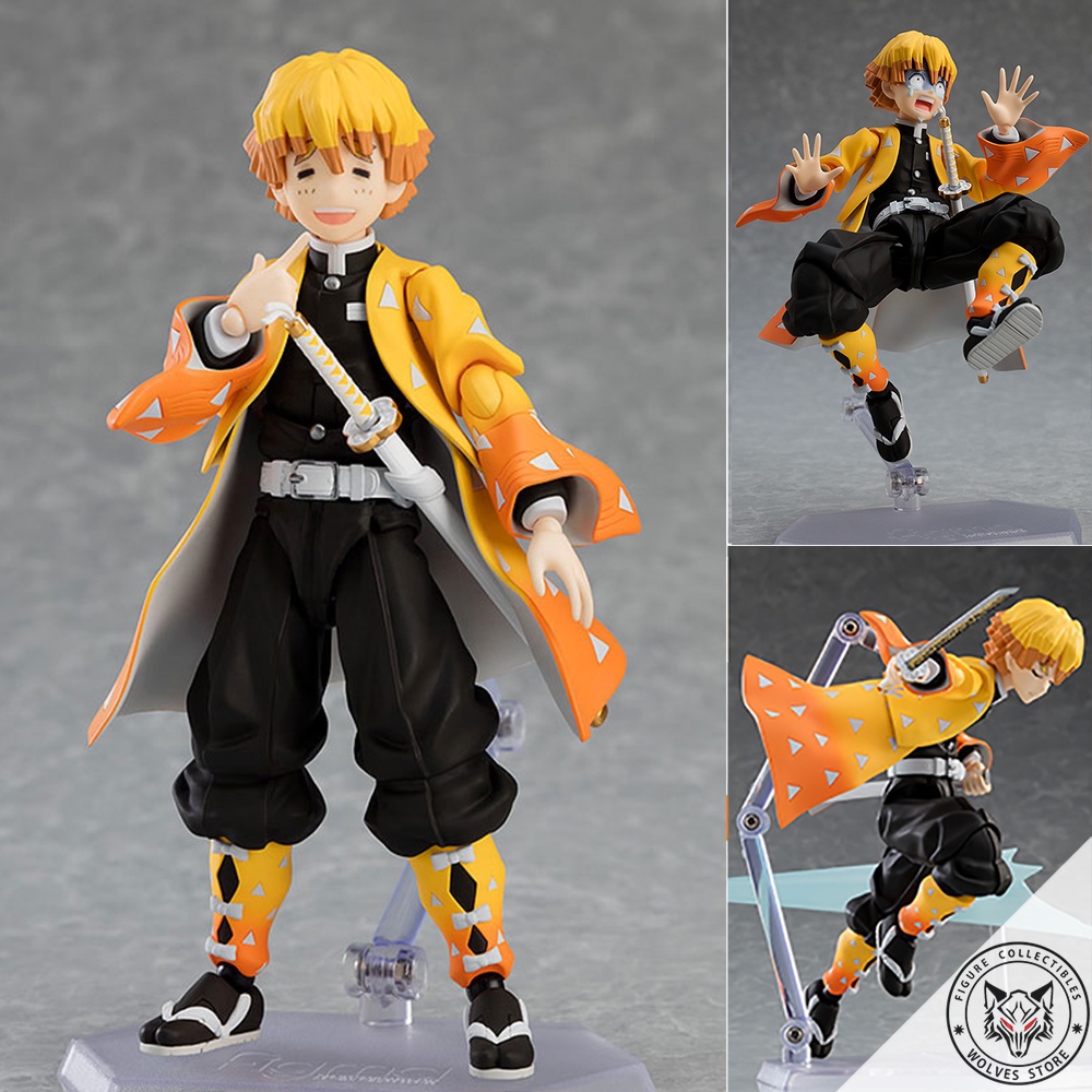 Mô hình chính hãng Figma 522: Zenitsu Agatsuma (Demon Slayer: Kimetsu no Yaiba)