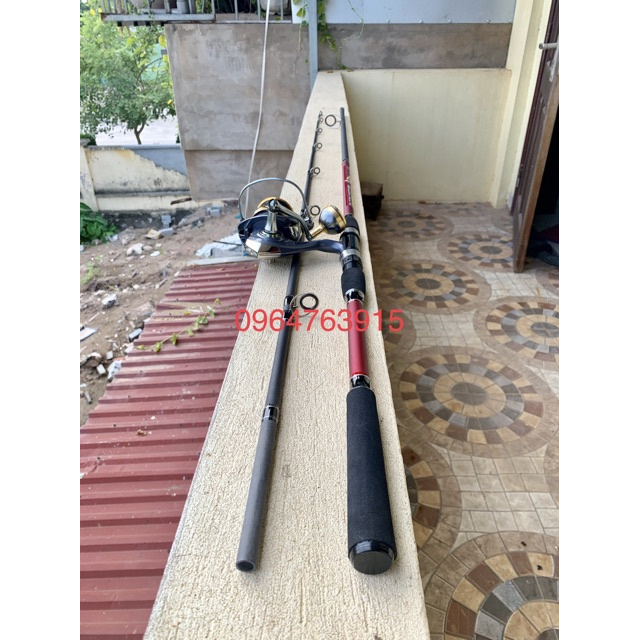 Combo cần ruby câu sông huyền thoại nhấc tĩnh 3kg  tải cá 12-15kg hàng chất lượng 78