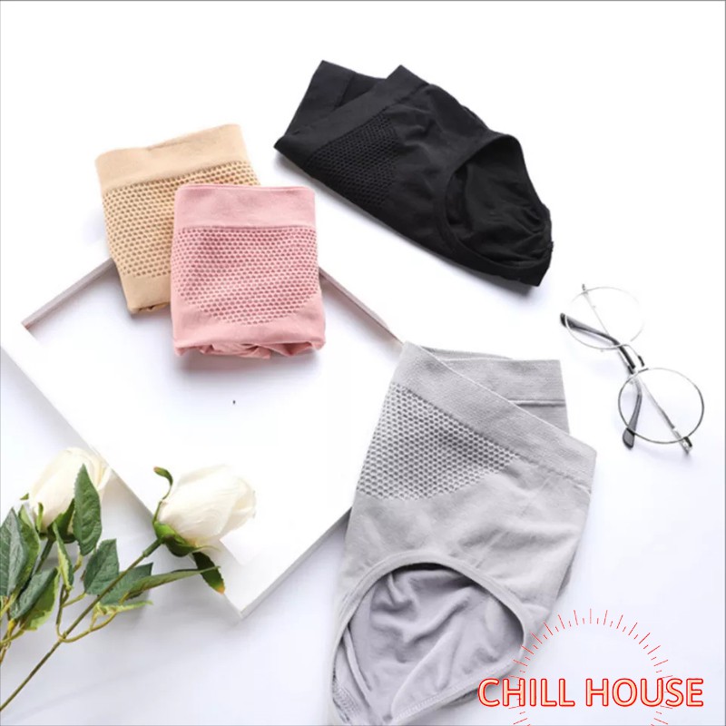 Combo 5 Quần Lót Nữ Kháng Khuẩn Nâng Mông Co Giãn 4 Chiều/ Túi Zip - CHILLHOUSE