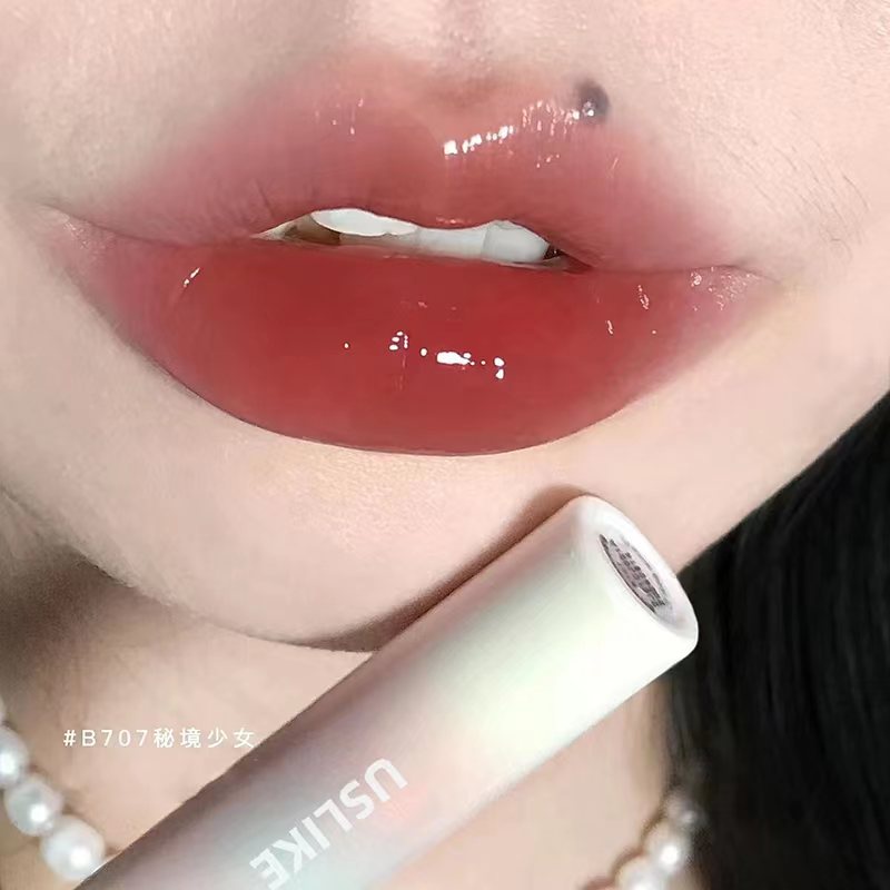 [Hàng mới về]Son Bóng USLIKE Hiệu Ứng Gương Dưỡng Ẩm Lâu Trôi