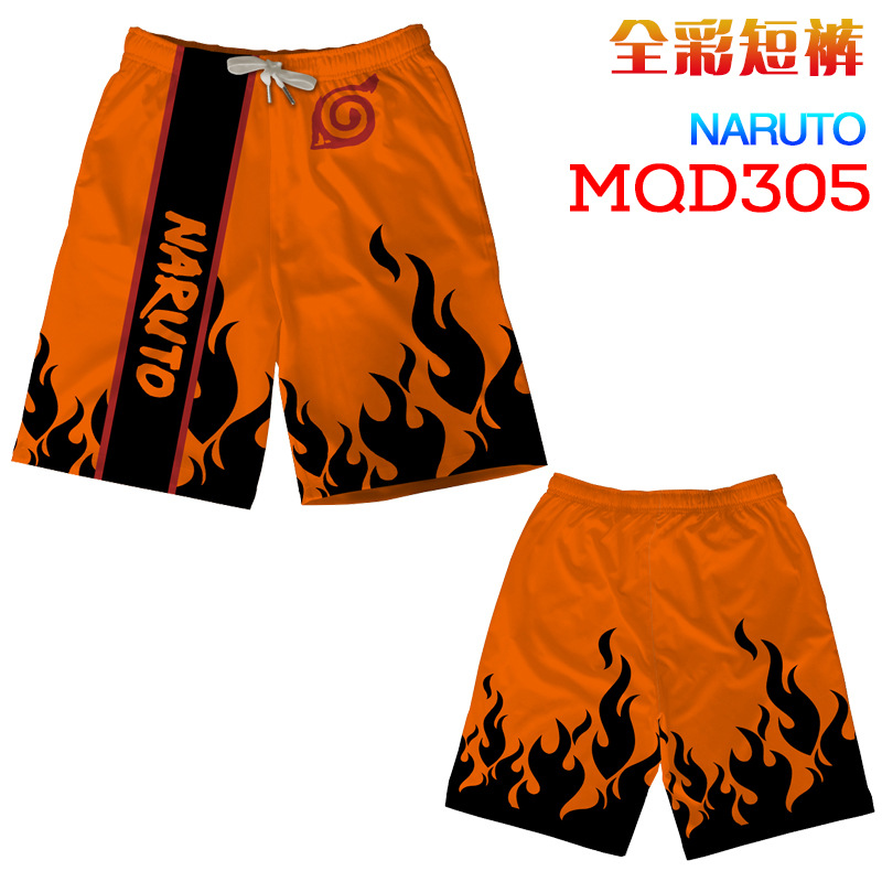 Quần Short In Họa Tiết Naruto Akatsuki 3d Thời Trang
