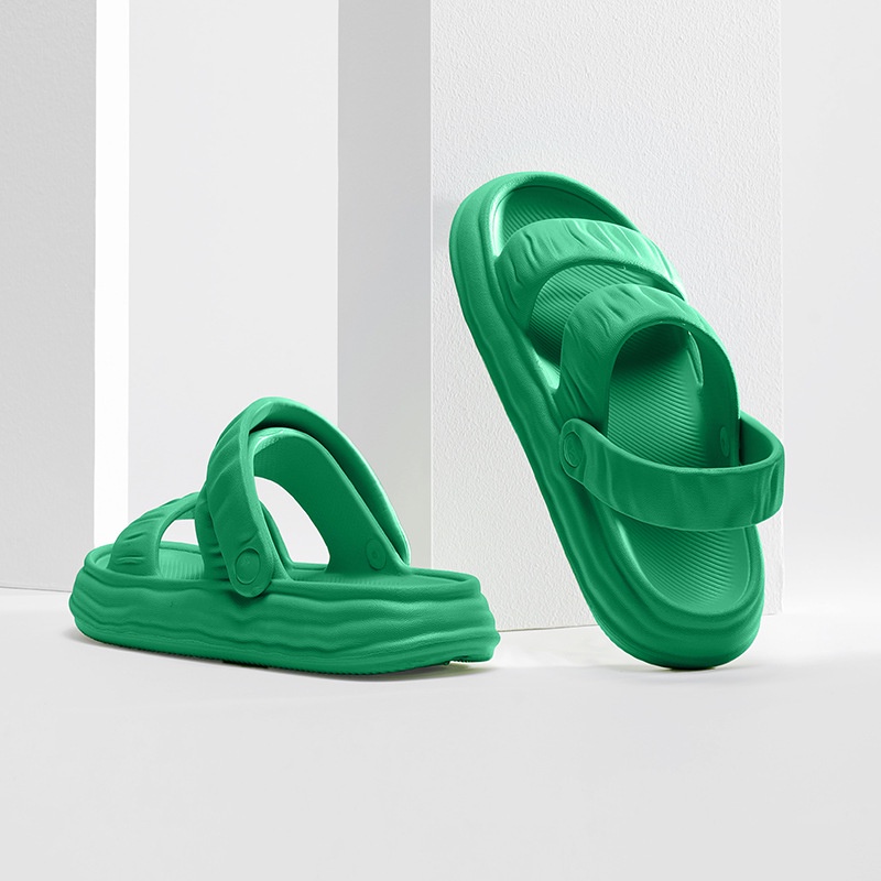 Dép Sandal EVA Chống Trượt Thoáng Khí Màu Sắc Macaron Thời Trang