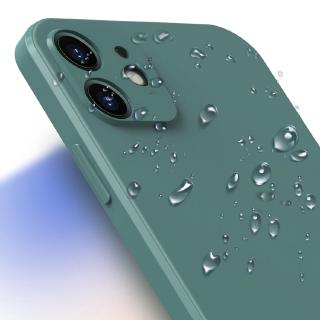 Ready For iPhone 7 Plus 8 Plus Soft Case Luxury  Square Liquid Silicone Phone Cover