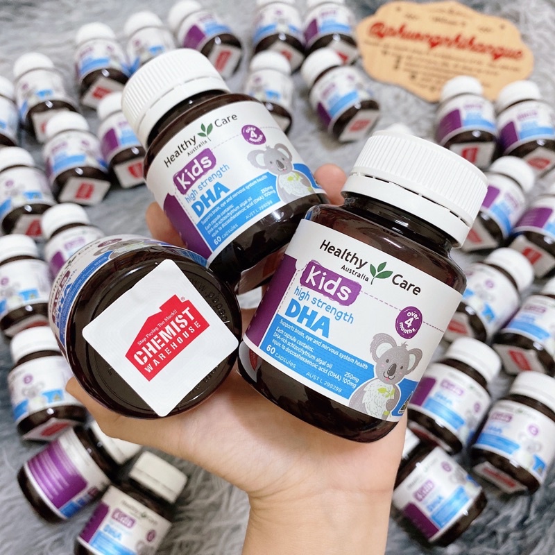 BILL MUA TẠI ÚC - VIÊN UỐNG BỔ SUNG CANXI VÀ DHA HEALTHY CARE 60 VIÊN