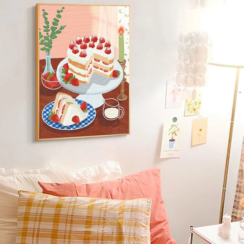Tranh Vải Canvas Treo Tường Chống Thấm Nước Phong Cách Bắc Âu Độc Đáo