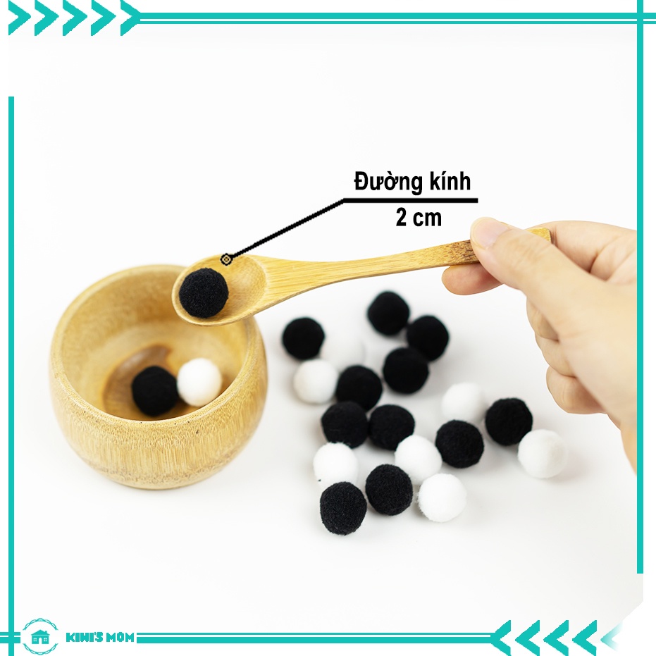 Hạt Bom Bom đa năng Siêu To 2CM (Học Giáo dục sớm)