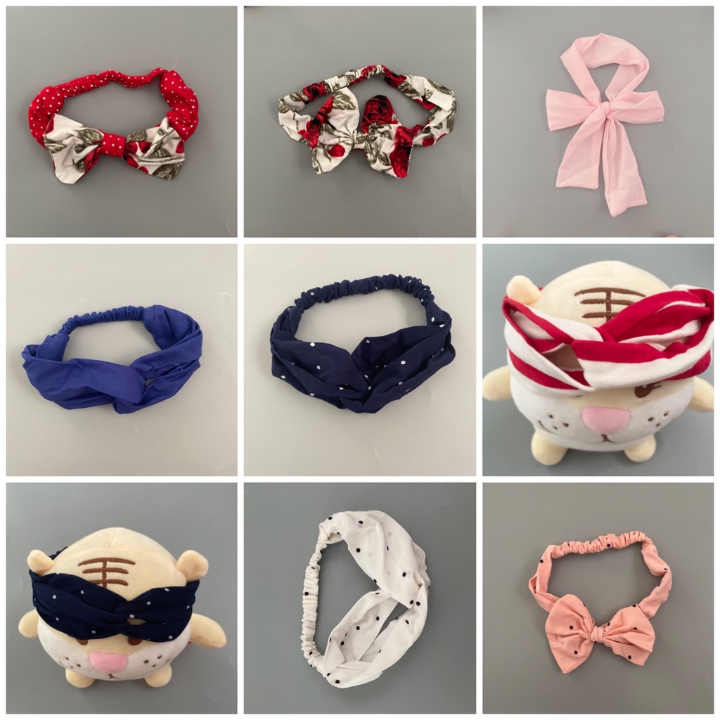 Băng đô cho bé gái sơ sinh đến 1 tuổi/ Turban cho bé gái sơ sinh kiểu Hàn Quốc - BD bebefamilyshop