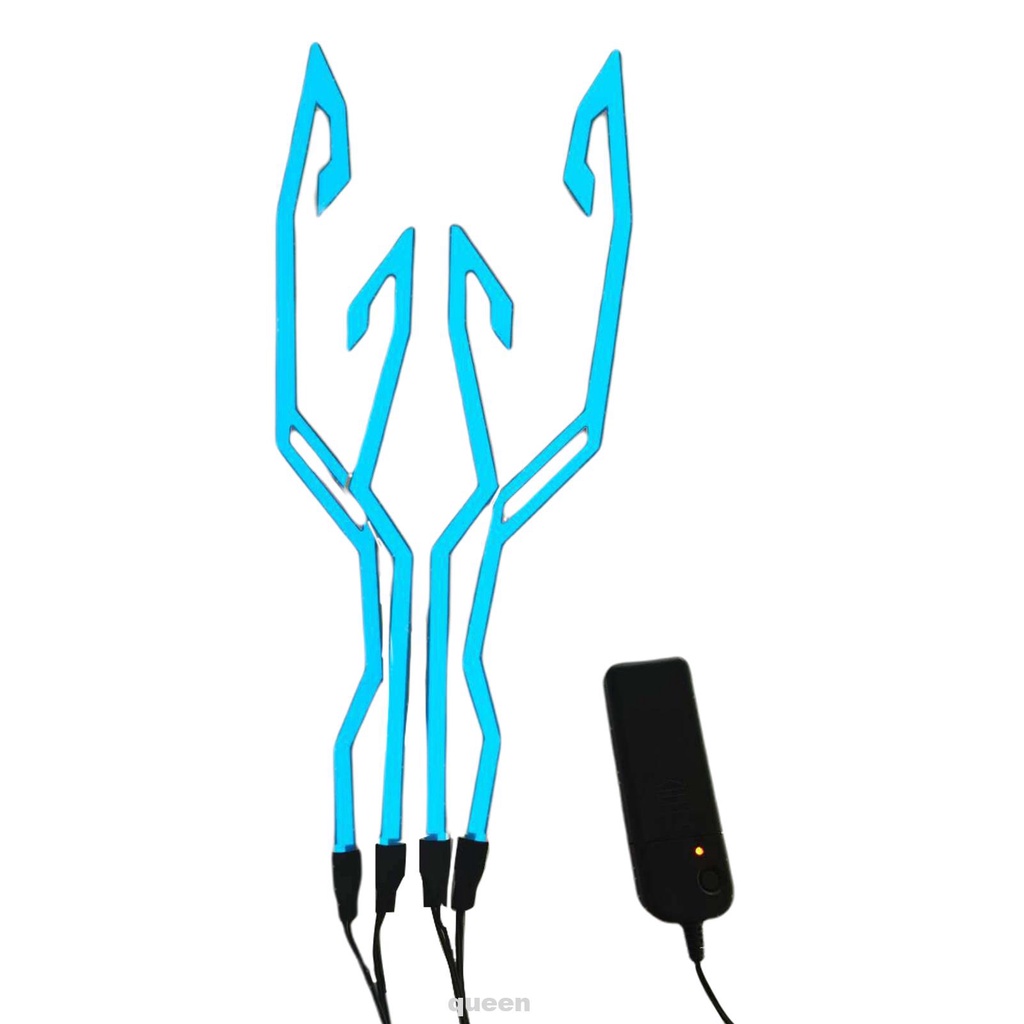 Dây đèn led trang trí mũ bảo hiểm xe mô tô chống thấm nước kèm phụ kiện diy