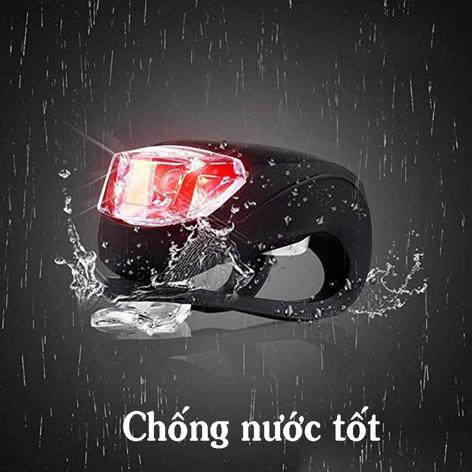 Đèn led xe đạp con ếch - Chất liệu silicone chịu nhiệt và lạnh, có thể sử dụng an toàn bất kể nhiệt độ thấp âm -D06