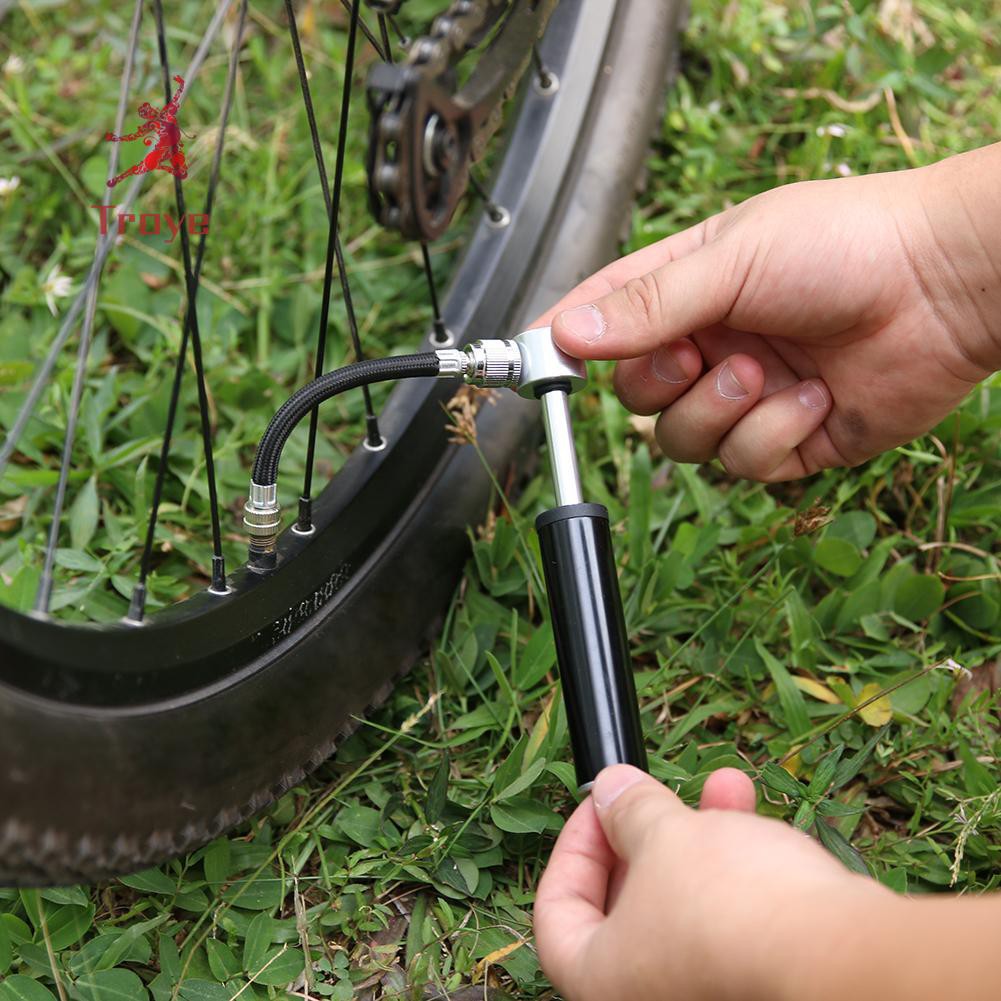 Ống bơm lốp xe đạp chất liệu hợp kim nhôm nhỏ gọn tiện dụng cho xe đạp MTB