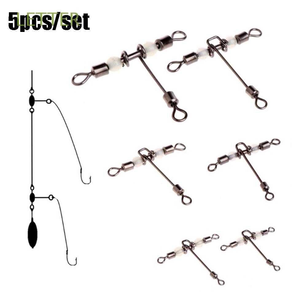 5 móc chữ T chống xoắn dây câu cá cực tiện dụng