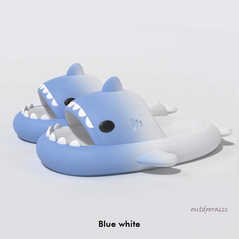 Dép Đi Trong Nhà Hình Cá Mập Mau Khô Cho Spa