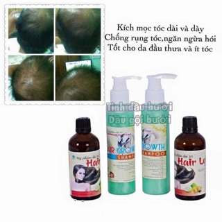Combo dầu gội bưởi và tinh dầu bưởi kích mọc tóc LĐ206