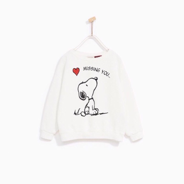 Áo nỉ unisex zara.