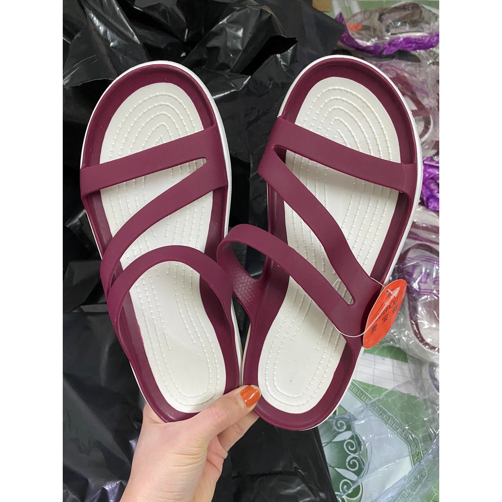 Dép siêu êm, đế bằng thời trang đi biển, trời mưa, đi chơi siêu xinh cho nữ