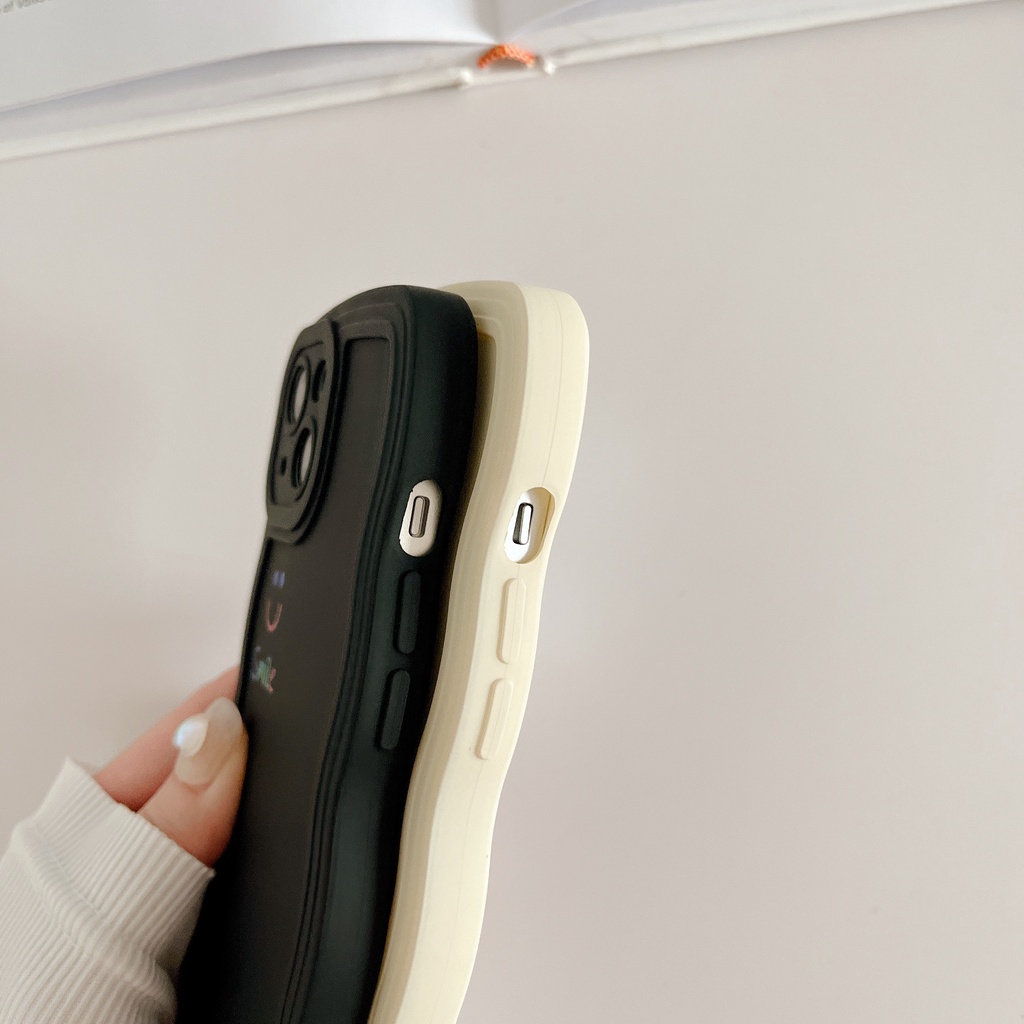 Ốp Điện Thoại Hình Mặt Cười Cho iphone 7 / 7 plus 8 / 8 / plus / x / XR / XS / 11 / 12 / 13 / pro / Max / plus / Promax Sự Bảo Vệ