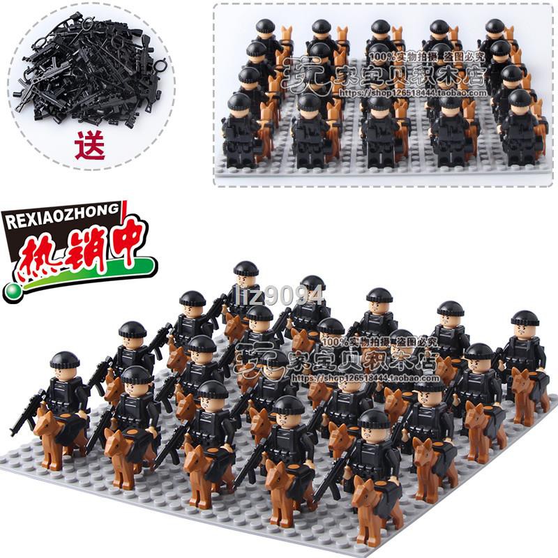 Lego Mô Hình Đồ Chơi Lắp Ráp Xe Cảnh Sát Quân Đội Ky017