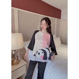 Bộ pijama lụa satin