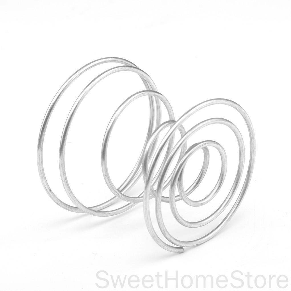 Cốc lò xo kim loại dạng xoắn cứng cáp đựng trứng luộc ăn sáng cho nhà bếp