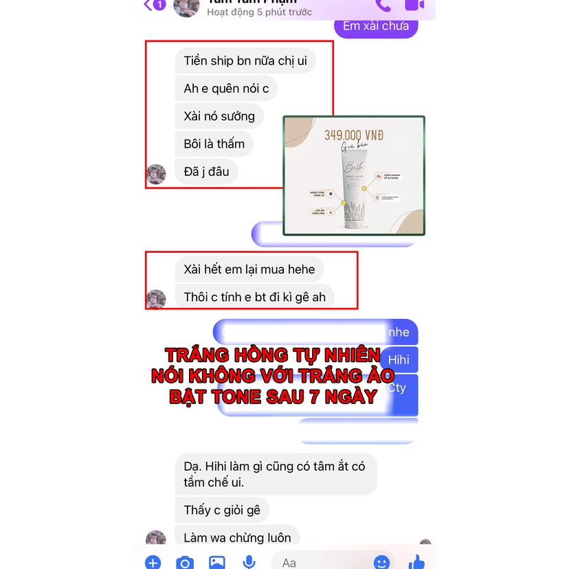 KEM BODY DƯỠNG DA CHUYÊN SÂU TRẮNG HỒNG BẬT TONE SAU 7 NGÀY | BigBuy360 - bigbuy360.vn