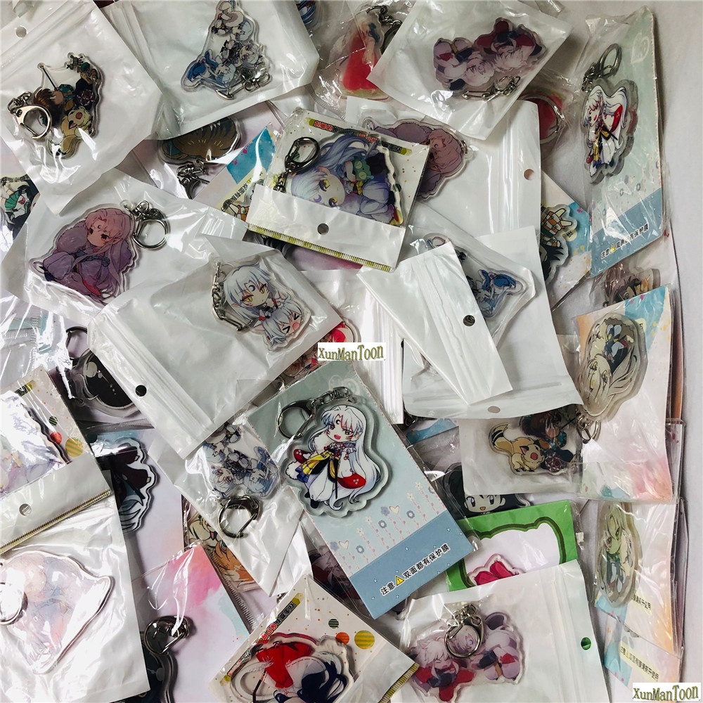 1 Móc Khóa Hình Inuyasha Kagome Higurashi Sesshoumaru