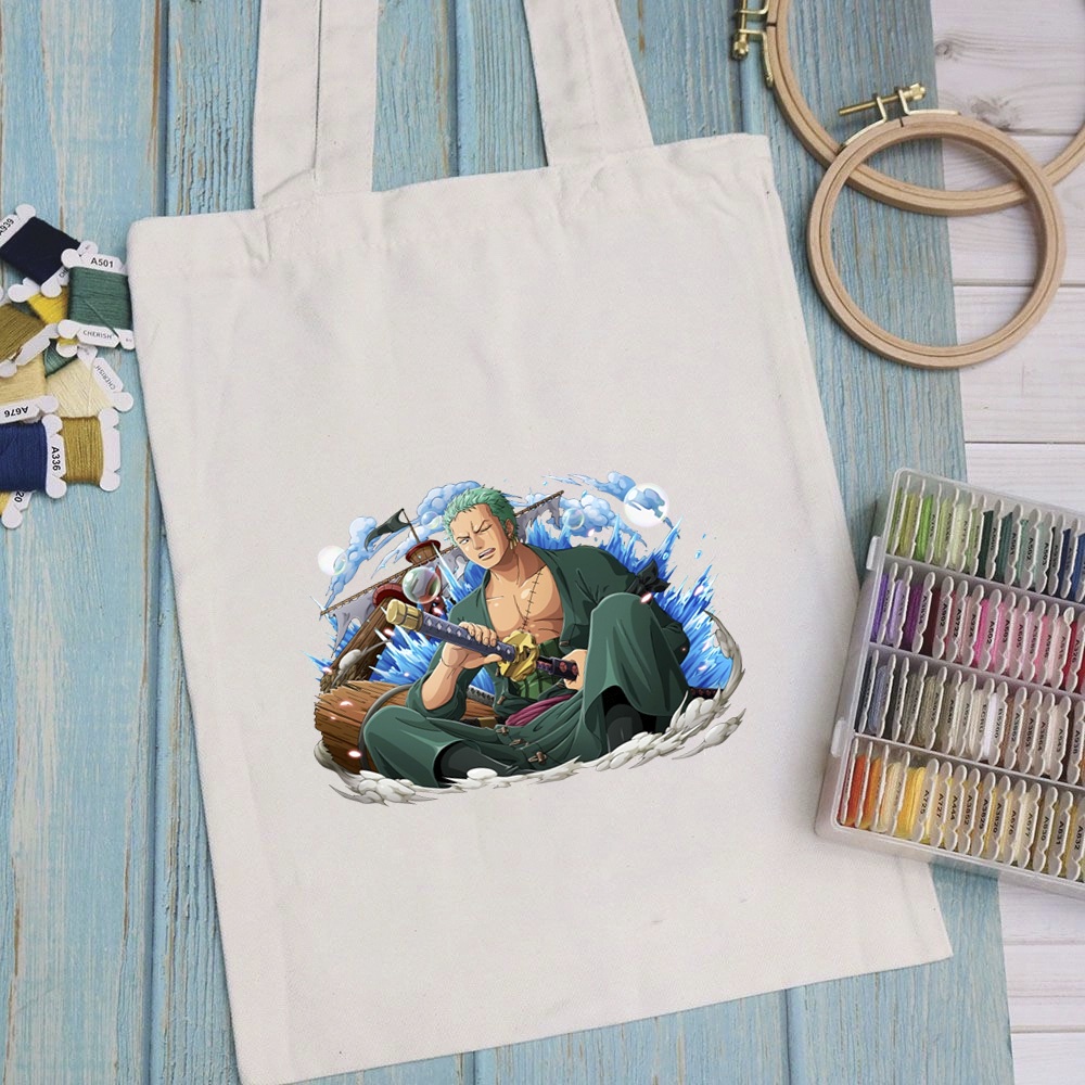 Túi vải túi Tote OPD - Mẫu 1 vải canvas dày đẹp cho nữ có khóa miệng đi học đi chơi. In hình theo yêu cầu