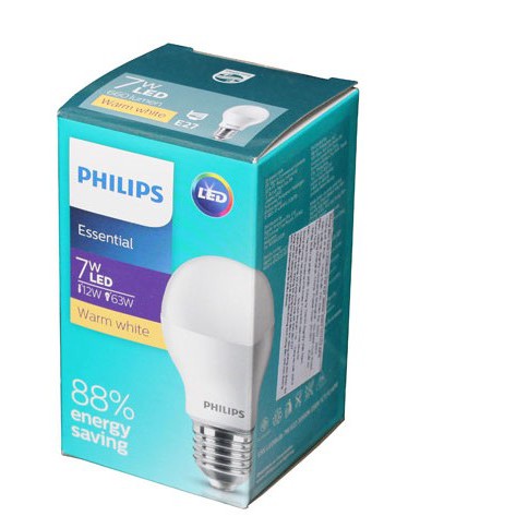 🔥XẢ HÀNG TRẢ KHO Philips🔥 bóng đèn led buld essential 5W 7W 9W 11W 13W A60 E27 ánh sáng trắng 220V