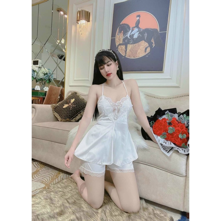 Set 2 dây quân đùi Ren khuy ngực EBV11