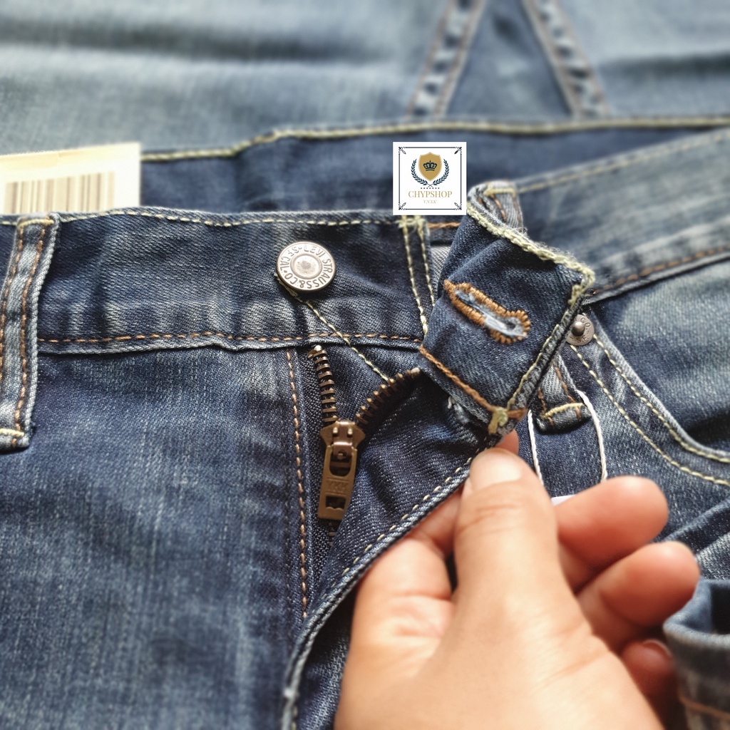 Quần Short Jeans nam Quần đùi nam Levis 511 màu xanh đơn giản